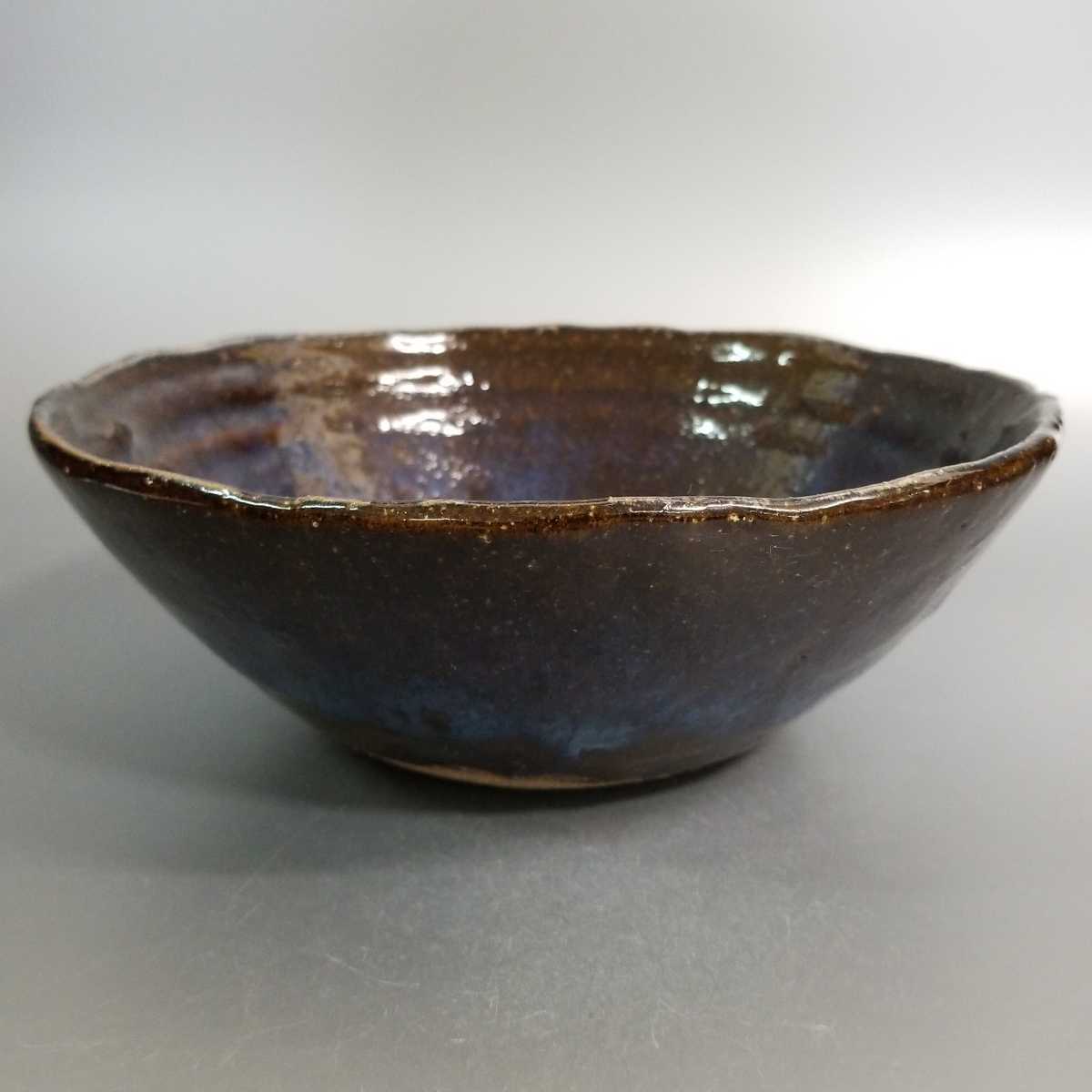  star 44) Hagi . mountain root Kiyoshi . blue Hagi deep pot large bowl salad bowl unused new goods including in a package welcome 