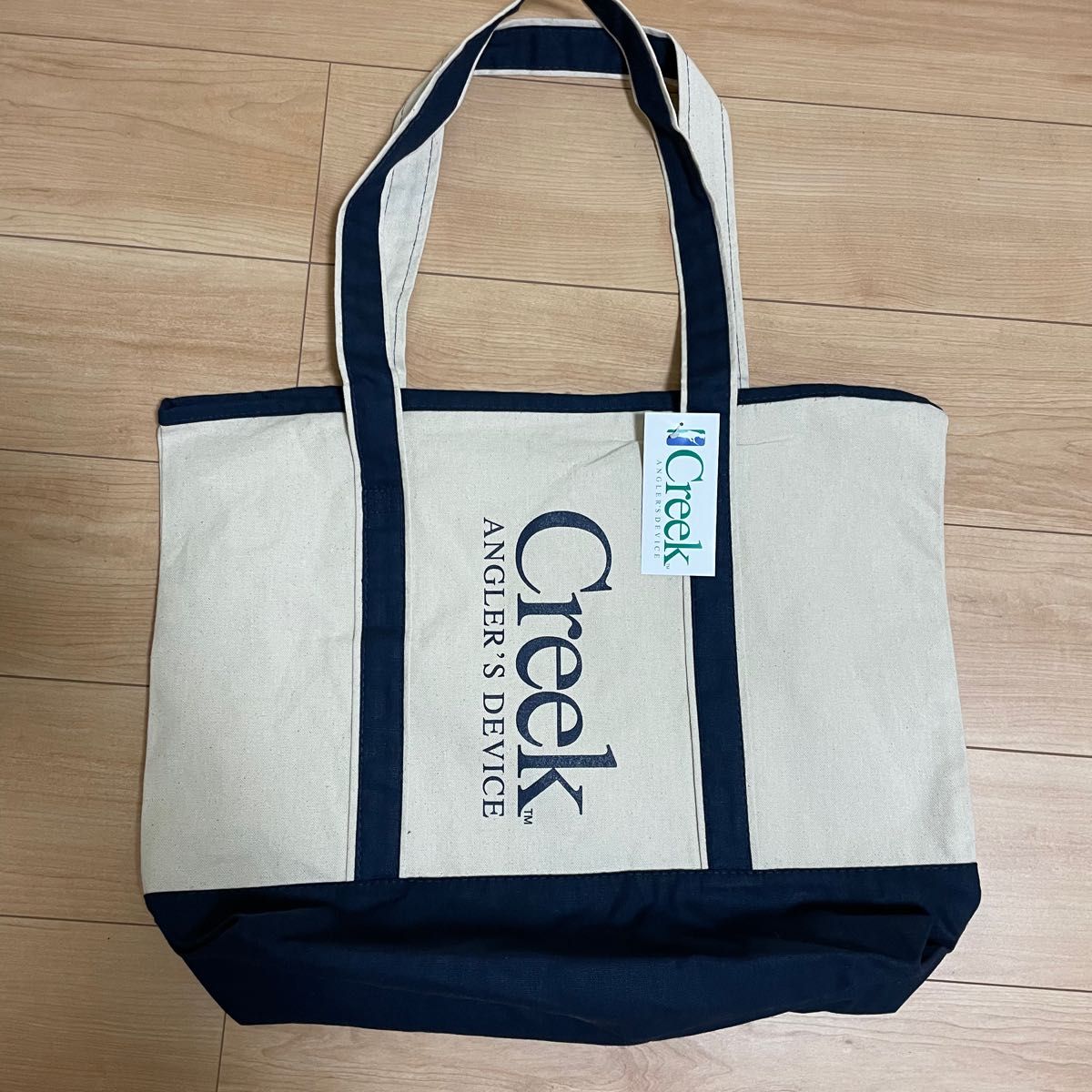 Creek トートバッグ ネイビー-