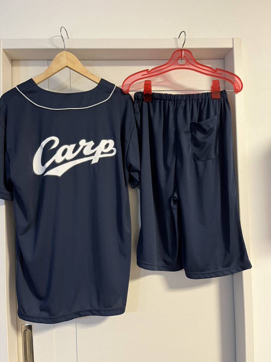 即決]広島カープ パジャマ(半袖・半ズボン) 上下セット Lサイズ タグ