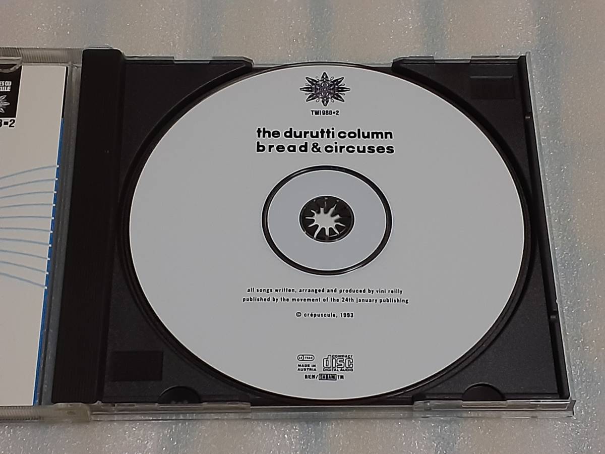 THE DURUTTI COLUMN/BREAD & CIRCUSES 輸入盤CD UK AMBIENT ART ROCK 86年作_画像3