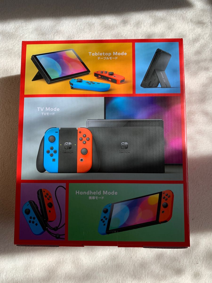 新品未開封 Nintendo Switch 有機ELモデル ネオンブルー ネオンレッド