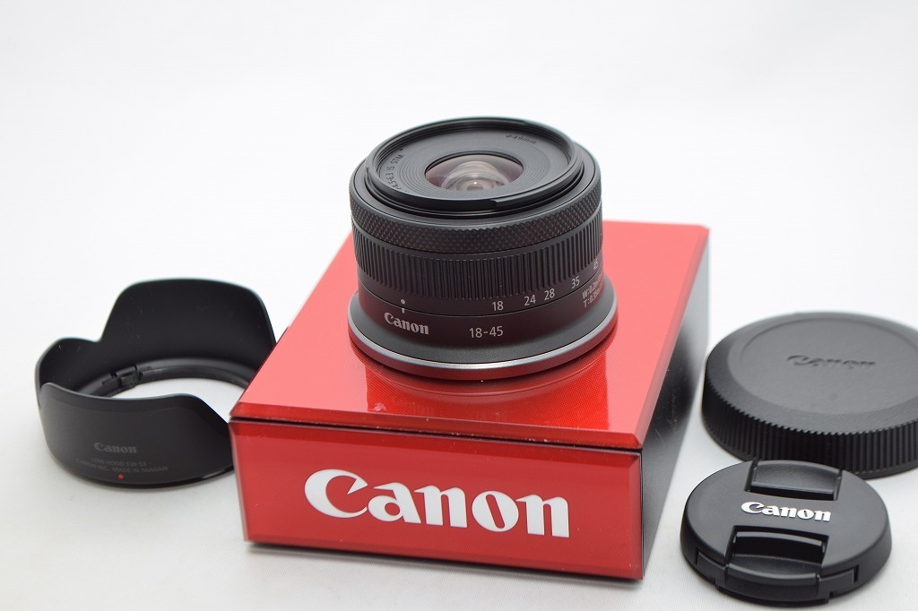 おしゃれ】 キヤノン 美品☆Canon RF-S STM☆レンズフード付 IS F4.5