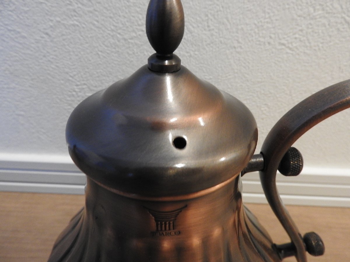 **[ бесплатная доставка ] редкий не использовался товар TOARCOtoaruko медь pot карниз pot кофе античный **