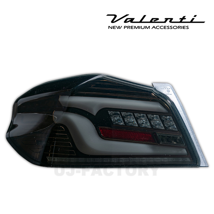 Valenti ジュエル LEDテールランプ ULTRA スバル WRX STi VAB (2014/8～2020/7) ライトスモーク/ブラッククローム TSWRXU-RG-1_画像1