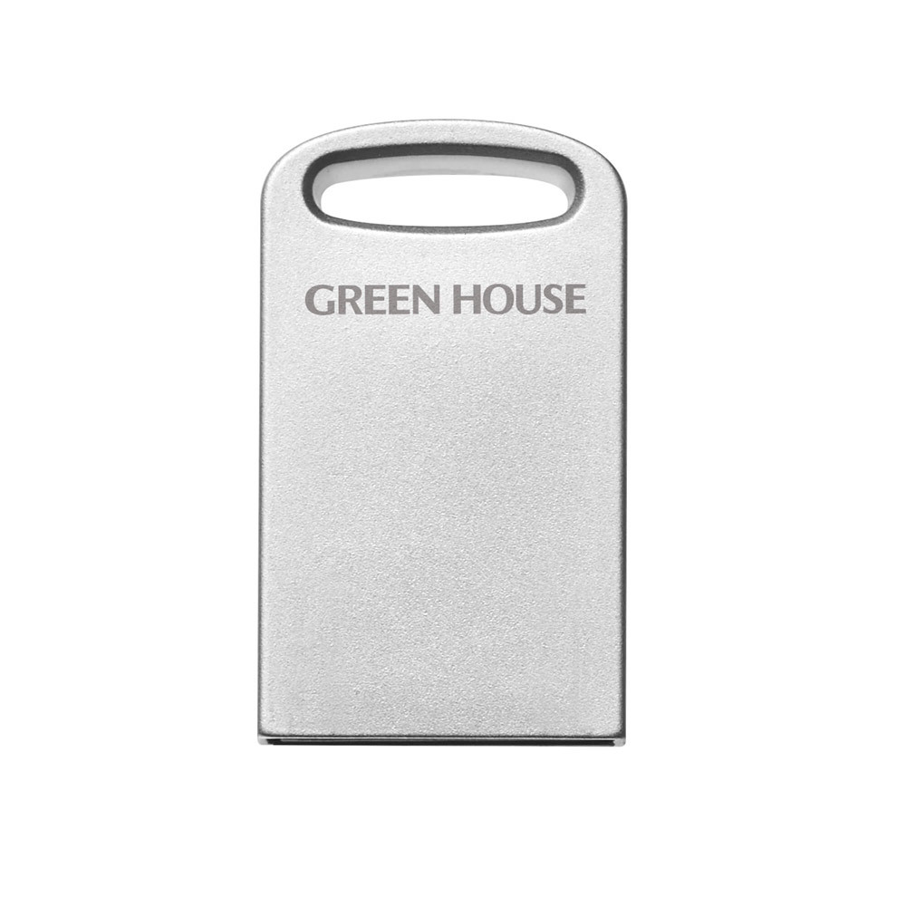 超小型USBメモリー 32GB USB3.1(Gen1)ノートPCにさしたままOK グリーンハウス GH-UF3MB32G-SV/0382/送料無料メール便_画像1