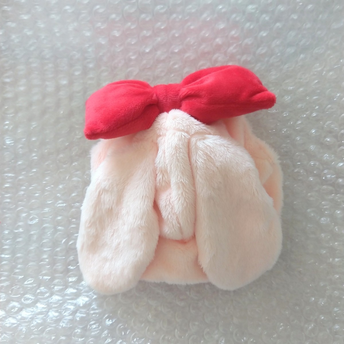 人形の帽子 ぬいぐるみの帽子 猫の帽子　ウサ耳　ピンク色 しっかりした素材です ブライス 小型犬 テディベア ブライス アウトフィット_画像2
