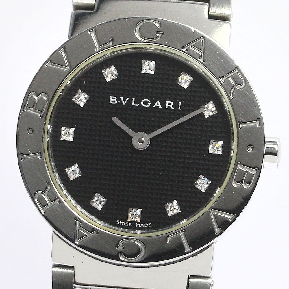 最安値 ブルガリブルガリ BB26SS BVLGARI ブルガリ 12Pダイヤ _754993