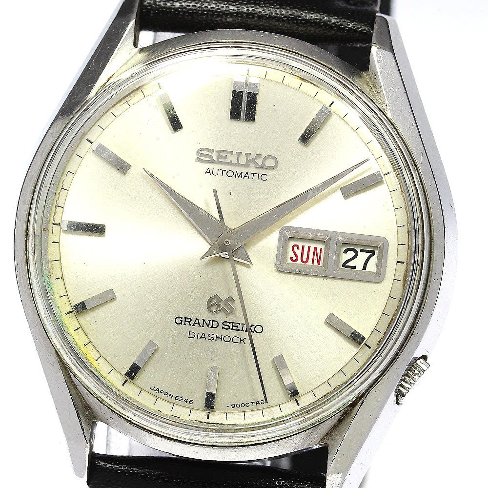 訳あり セイコー SEIKO 6246-9000 セイコーマチック Cal.6246A デイデイト 自動巻き メンズ _750775_画像1