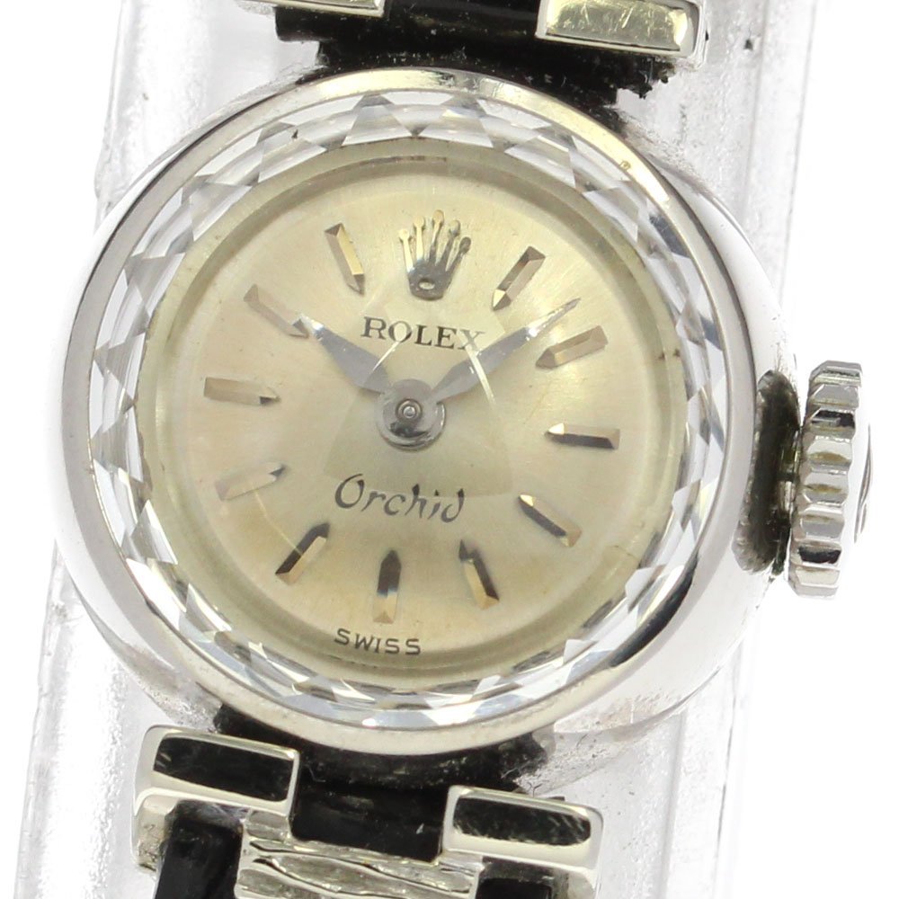 送料0円】 Cal.1401 K18WG オーキッド 2251 ROLEX ロレックス カット