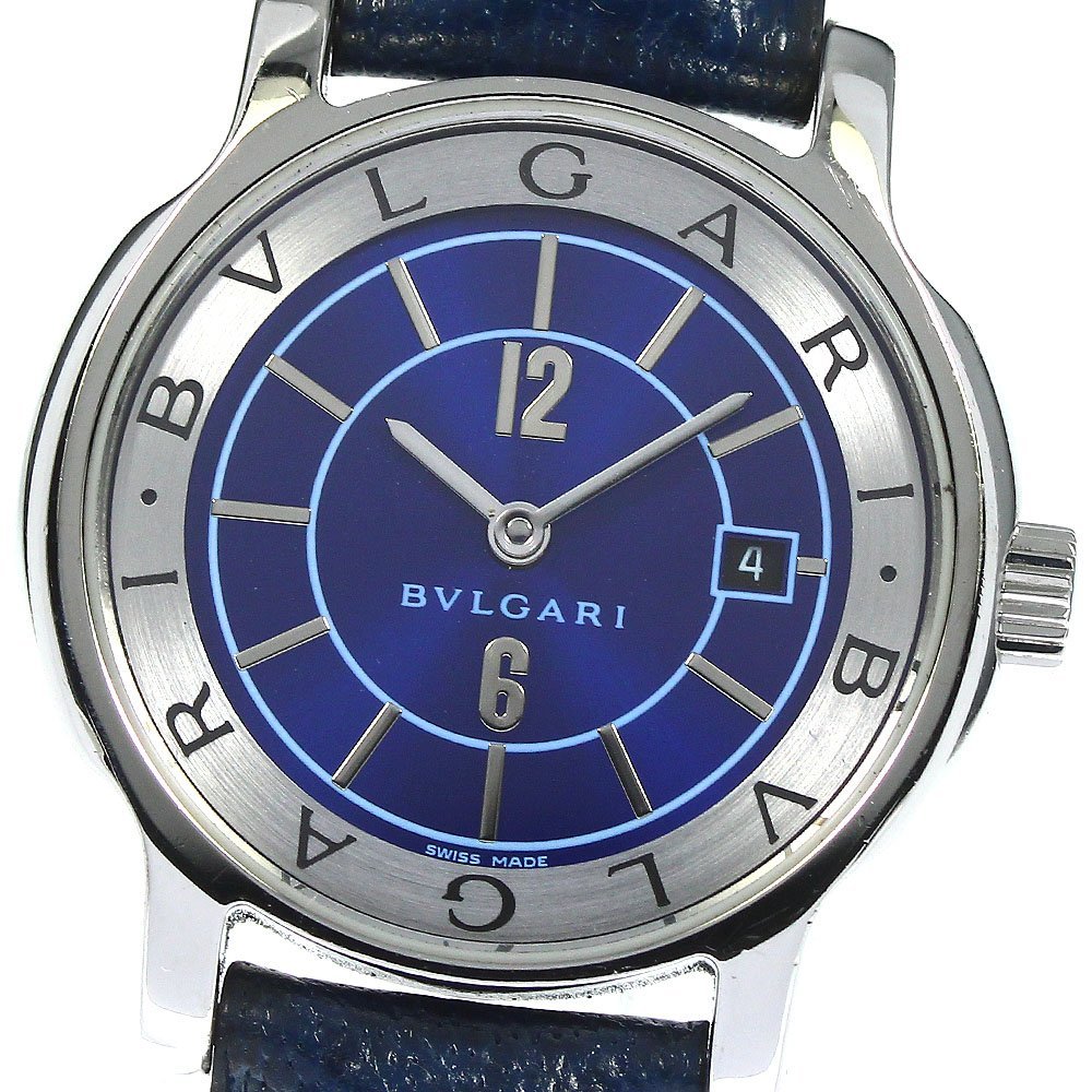  BVLGARY BVLGARI ST29S Solotempo Date кварц женский внутри с коробкой _758817