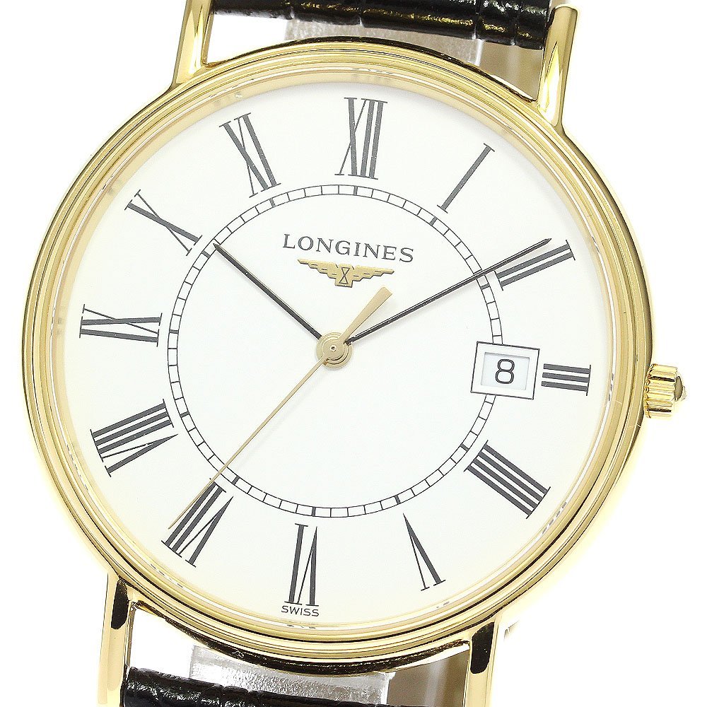 古典 デイト プレザンス グランドクラシック L4.720.2 LONGINES