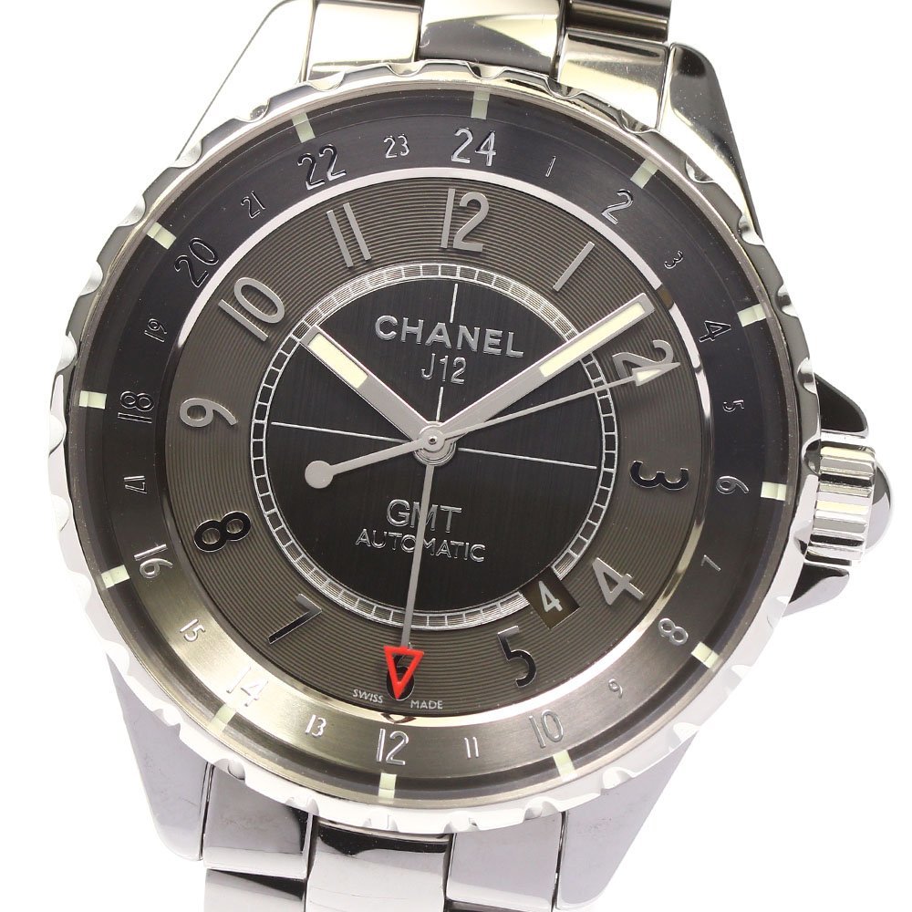 シャネル CHANEL H3099 クロマティック GMT デイト 自動巻き メンズ 良品 _749575_画像1