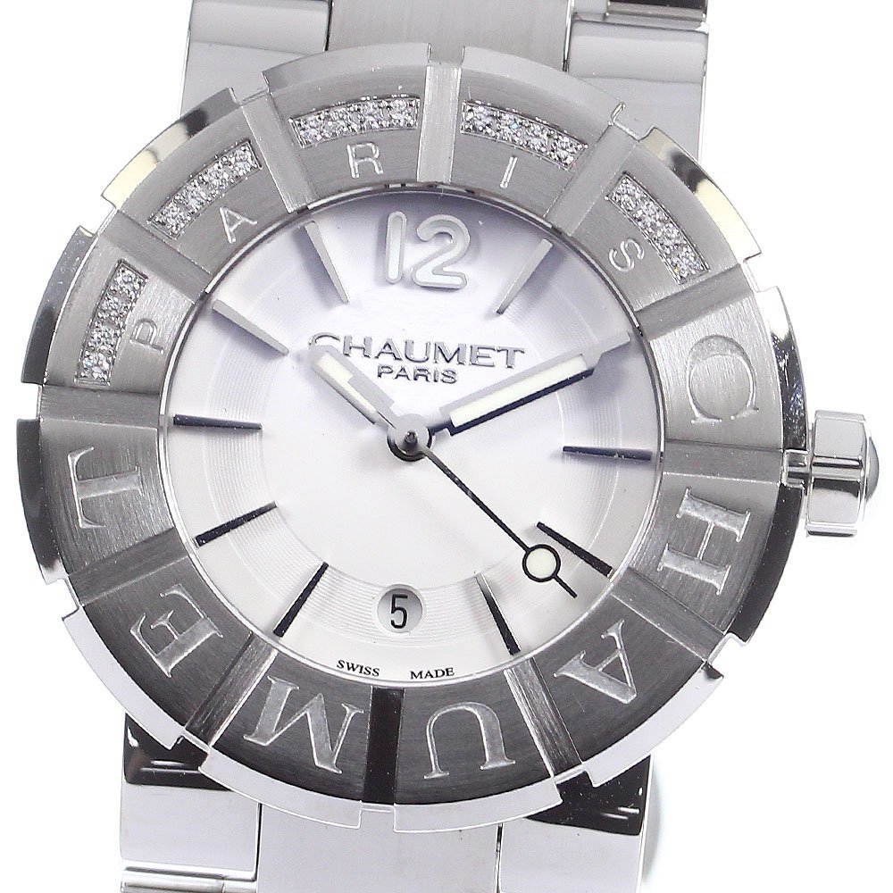  Chaumet Chaumet W17624-35A Class one Date quartz boys beautiful goods _759892[ev10]