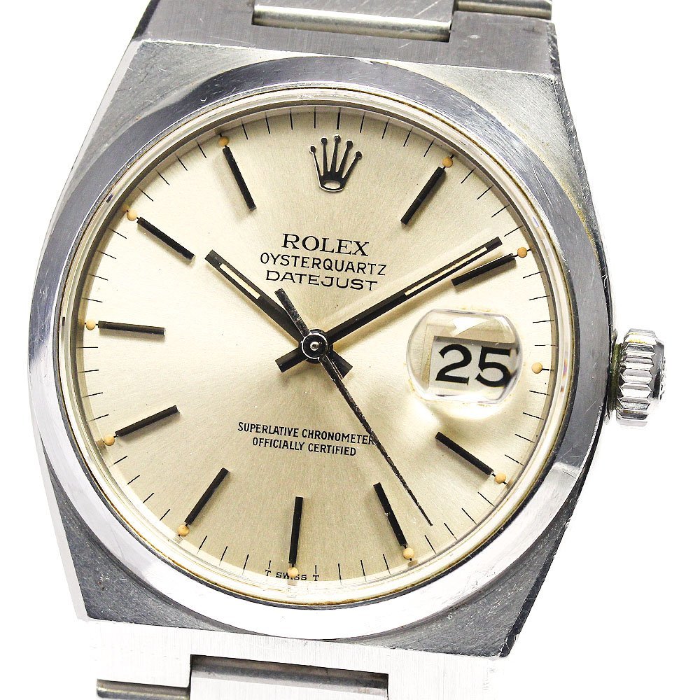 【今日の超目玉】 【ROLEX】ロレックス デイトジャスト オイスタークォーツ デイト 17000 クォーツ メンズ_704430 【232】 本体 【今日の超目玉】 【ROLEX】ロレックス デイトジャスト オイスタークォーツ デイト 17000 クォーツ メンズ_704430 【232】 本体