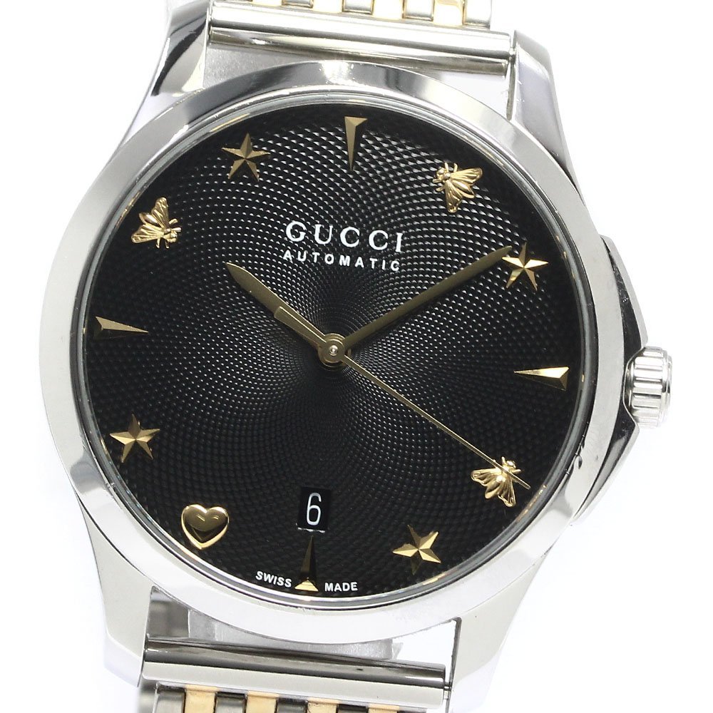 美しい グッチ GUCCI 126.4/YA126469 Ｇタイムレス デイト 自動巻き