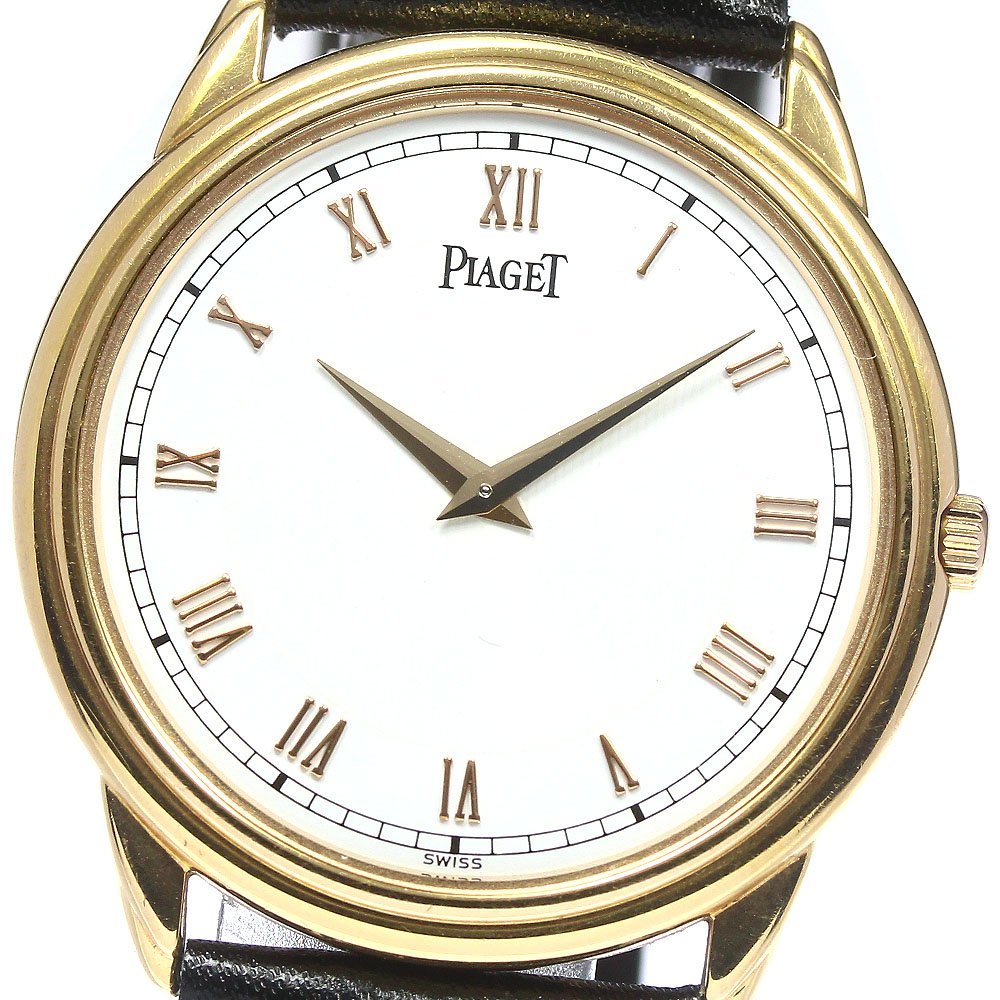 ピアジェ PIAGET 90968 グベナー K18YG 手巻き メンズ _690676【ev20】