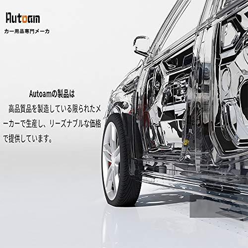 Autoam トリムクリップ リベット ファスナー クリップ 8mm穴径 プラスチック製 ブラック ホンダ スズキ用 100個入り A29N_画像5