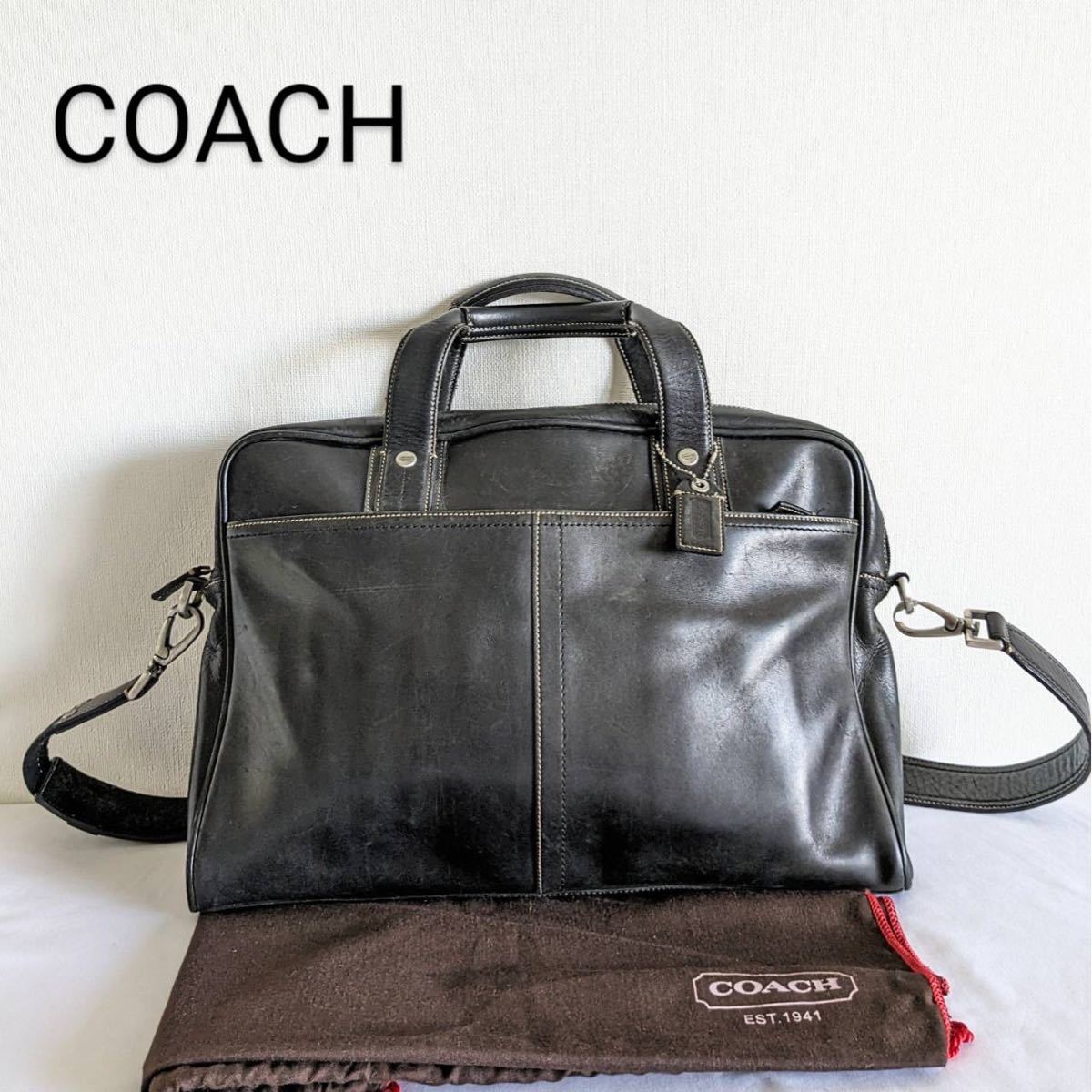 税込?送料無料】 COACH コーチ5A07 ブリーフケース コーチメンズ