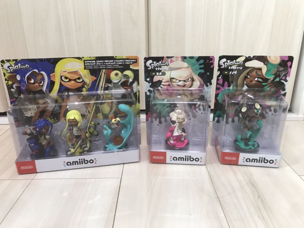 1円スタート】新品 amiibo スプラトゥーン 10体セット(ニンテンドー