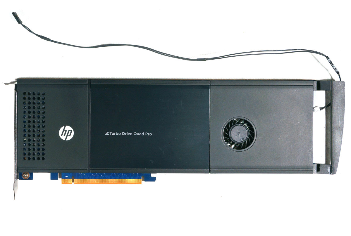 HP Z Turbo Drive Quad Pro NVMe SSD 512GB x4台 計2TB 搭載済 Z440 Z640 で動作確認済 MLC PCI-e_画像2