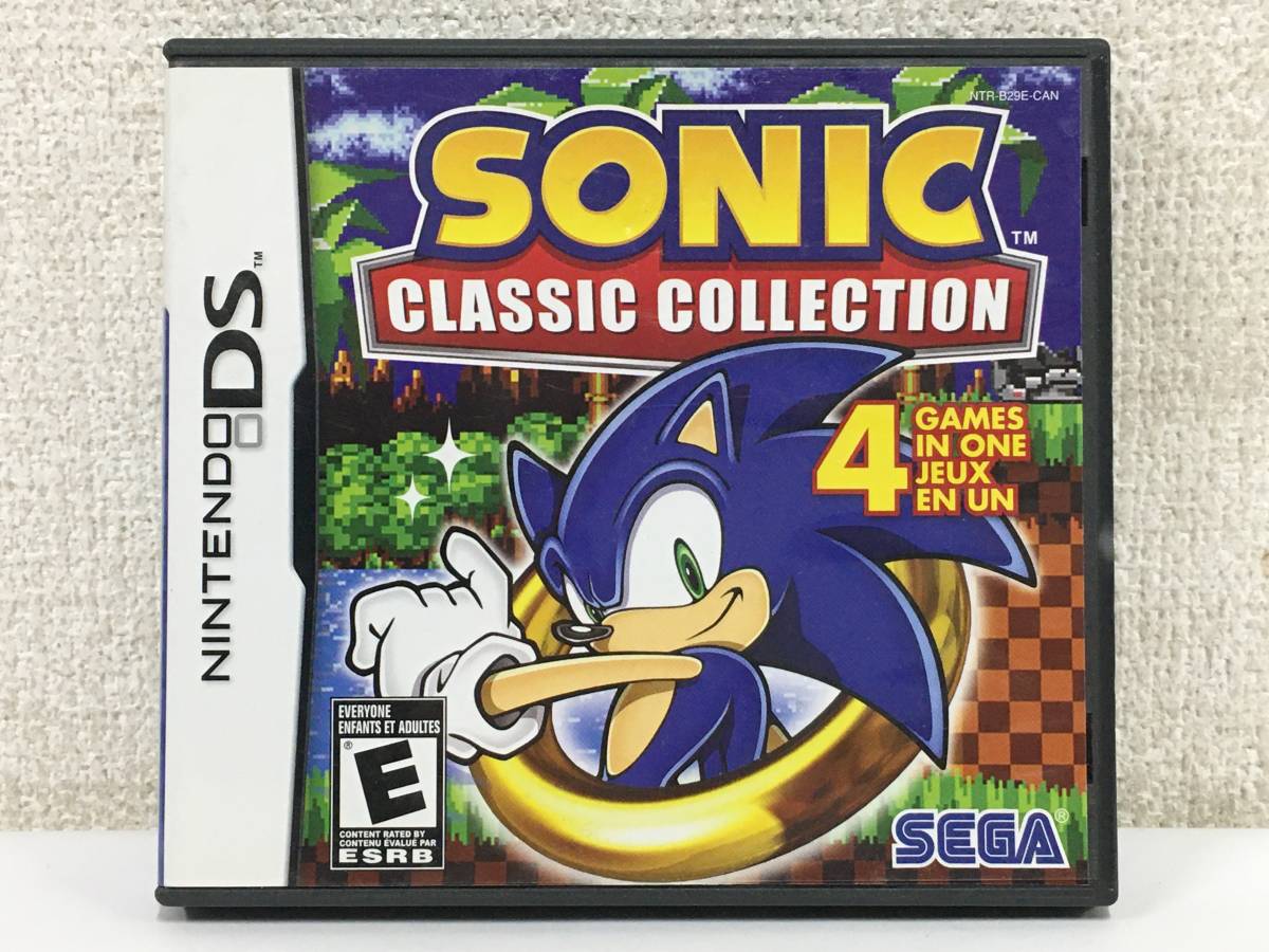 ●○Z126 ニンテンドー DS ソフト 海外版 SONIC CLASSIC COLLECTION ソニック クラシック コレクション○●