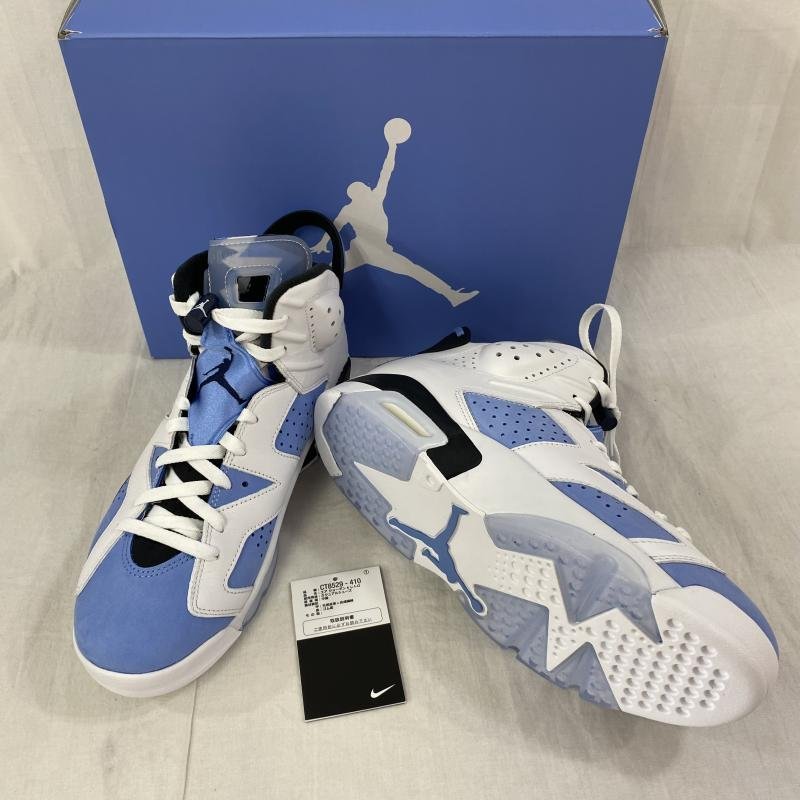 ナイキ NIKE / AIR JORDAN 6 RETRO / CT8529-410 / 2022ss / US10 / 28.0 / スラムダンク / 桜木花道 スニーカー US：10 ロゴ、文字