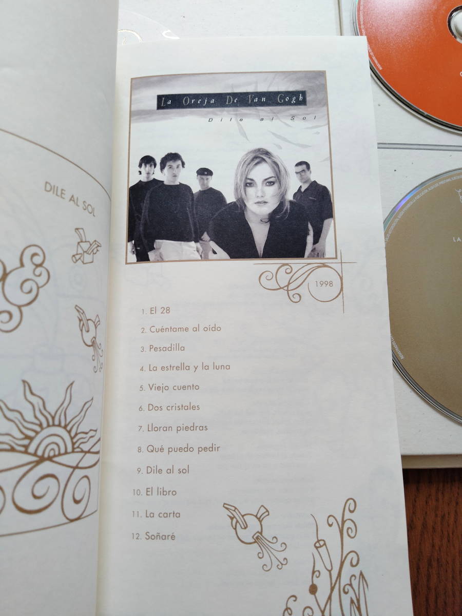 スペイン LA OREJA DE VAN GOGH 4CD+1DVD+BONUSCDの計6枚 完全限定版 ナンバリング入り SONY/BMG 廃盤 最後の1冊 送料無料の画像3