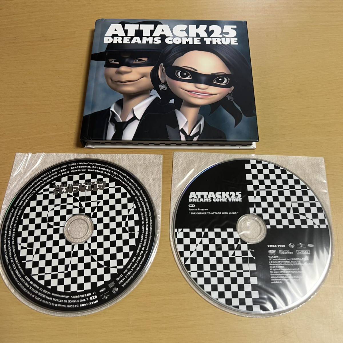 送料無料☆DREAMS COME TRUE『ATTACK 25』初回限定盤CD＋DVD85分収録