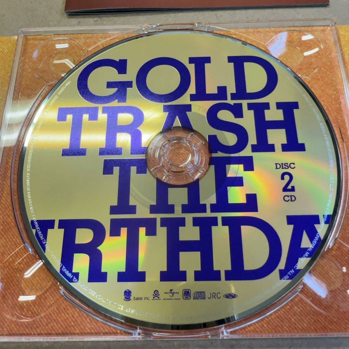 送料無料☆THE Birthday『GOLD TRASH』初回限定盤2CD＋DVD72分収録☆美品☆ベストアルバム☆チバユウスケ☆313_画像6
