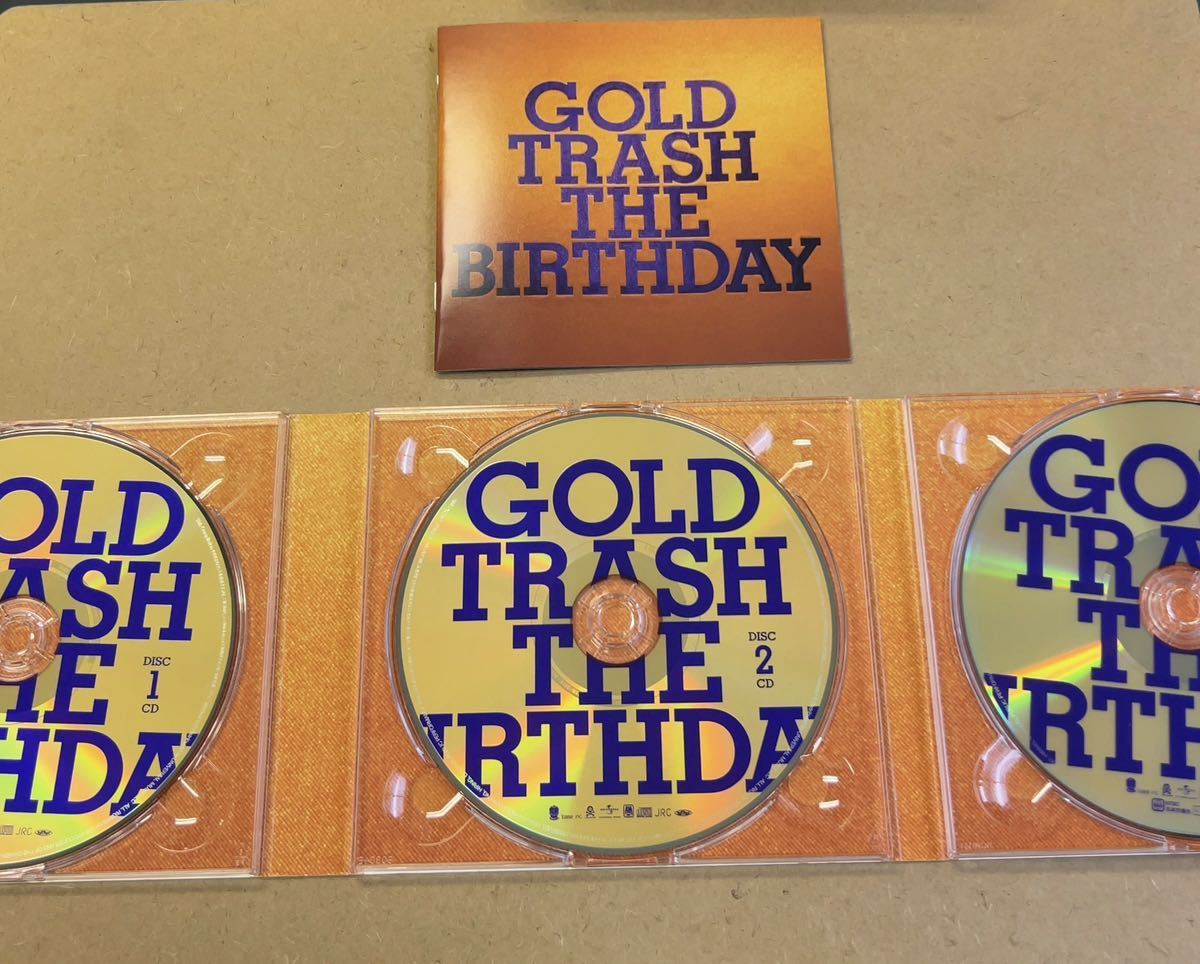 送料無料☆THE Birthday『GOLD TRASH』初回限定盤2CD＋DVD72分収録☆美品☆ベストアルバム☆チバユウスケ☆313_画像4