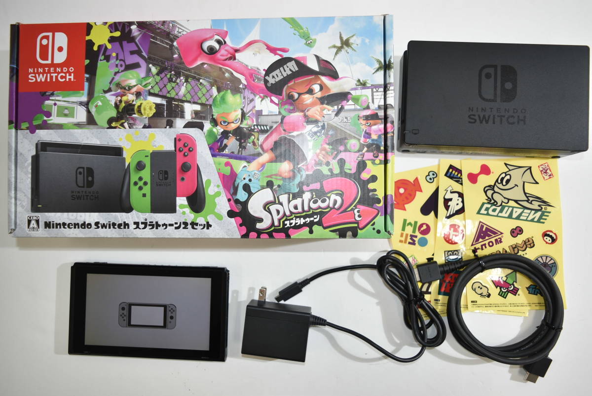 25M 【中古品】 Nintendo Switch XAJシリーズ スプラトゥーン2セット