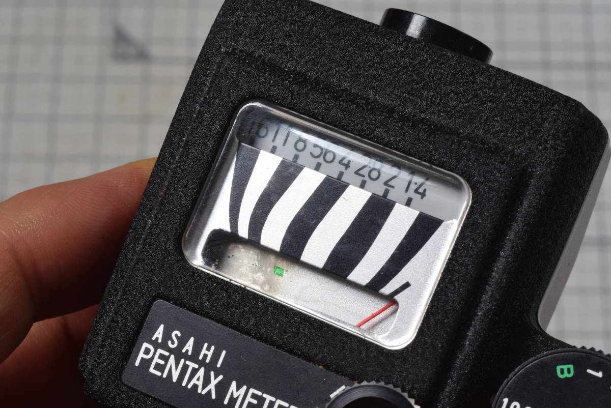 ＃Z1267　PENTAX　METER　動作品　表示窓に少々汚れ　ケースはきれい_画像5