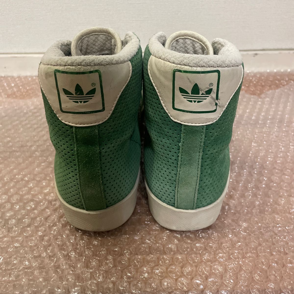 adidas dakota green アディダス ダコタ バッシュ ハイカット グリーン  スエード 2004 25.5cm