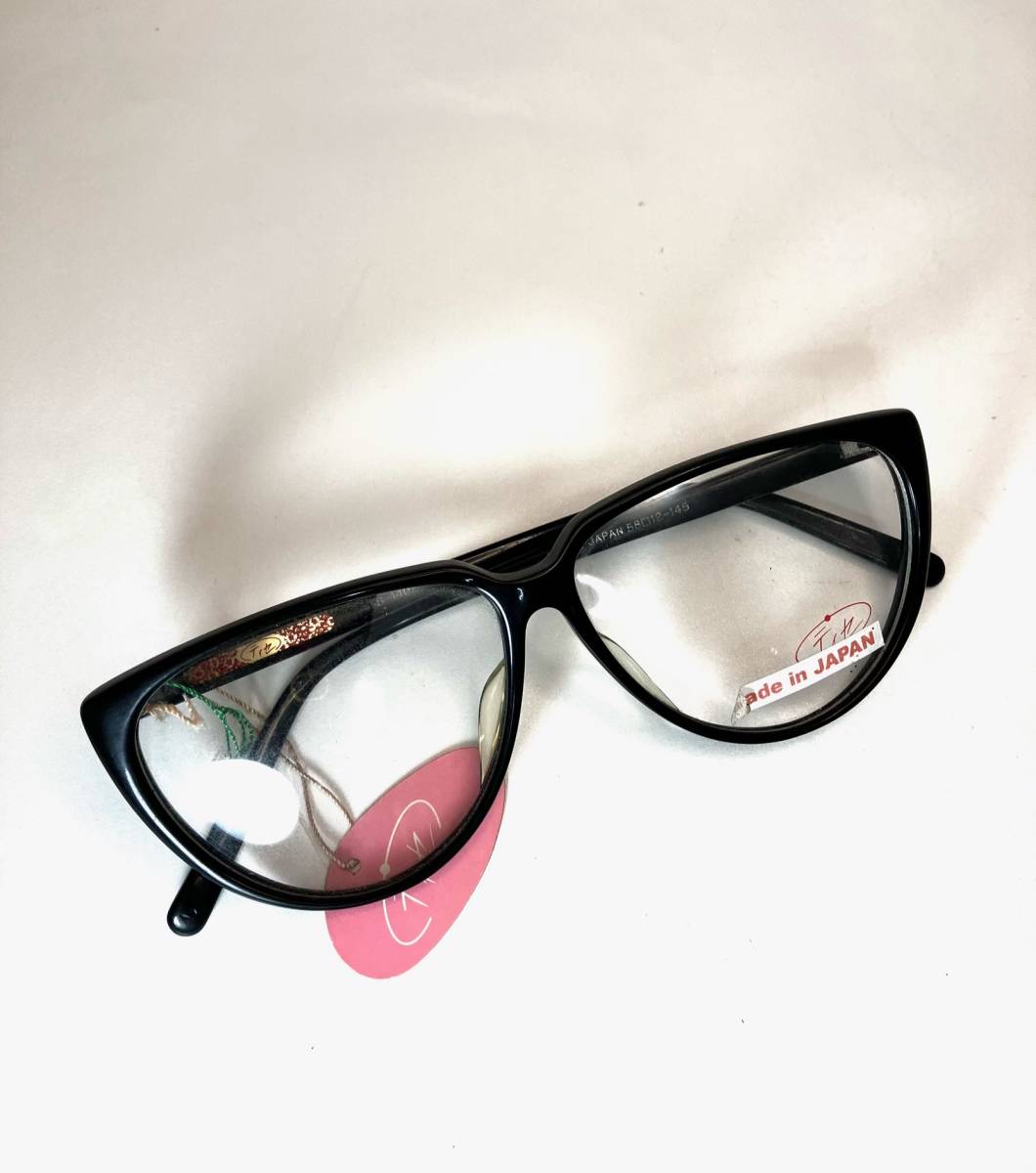 黒セルフレーム【ティセTS-1402　BL】５８㎜ 　服部セイコー眼鏡部　レンズなし　サングラスにもかっこいい　メガネフレーム[送料無料]