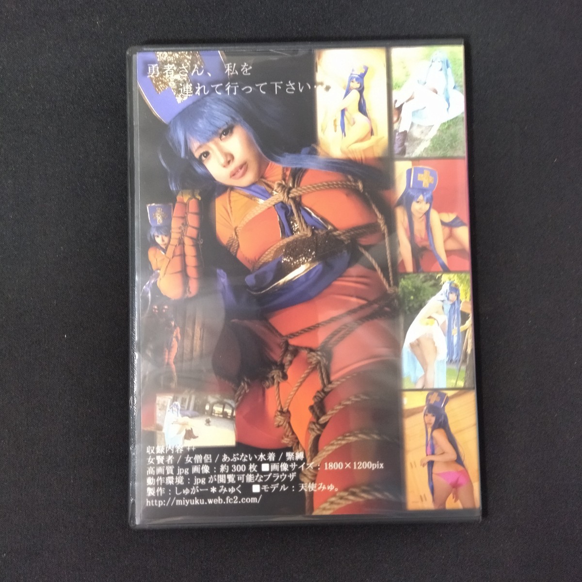 CD 写真集 コスプレ デジタル写真集 同人 CD-ROM DQⅢ 賢者さんと僧侶さんとえっちな冒険の書 天使みゅ　イメージ_画像2