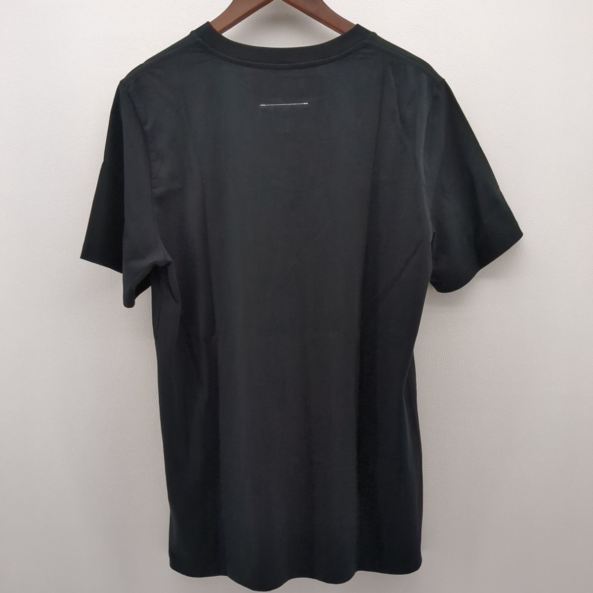 Maison Margiela S52GC0277 Tシャツ ブラック SIZE M‐L ユニセックス 未使用品 MM6 ズームロゴ メゾンマルジェラ ◆3109/宮竹店_画像2