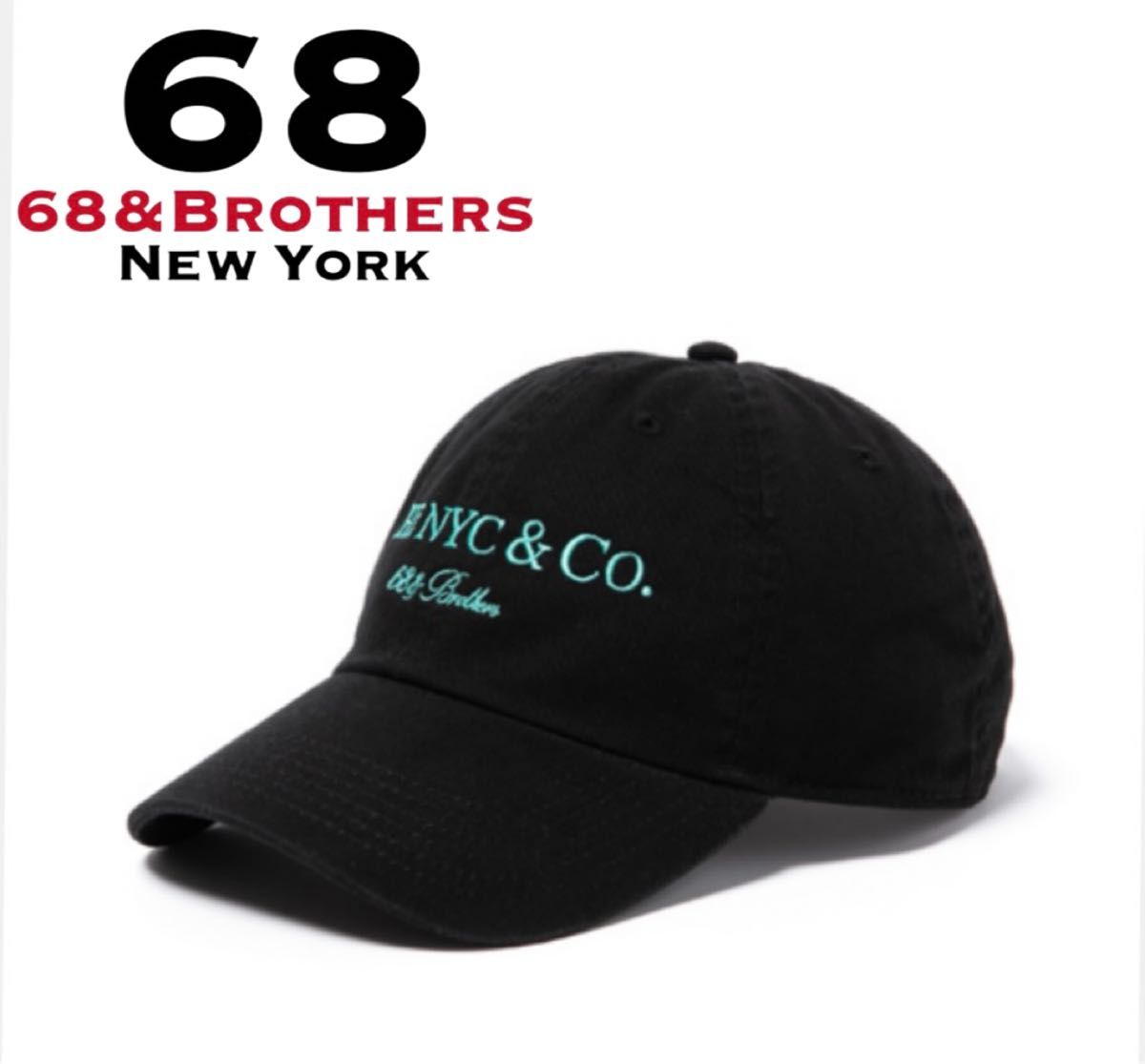 68&brothers シックスティエイトアンドブラザーズ キャップ 帽子 6パネル THE NYC&Co ティファニー カラー