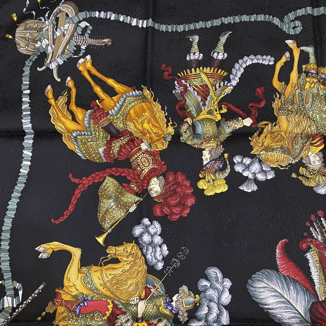 1スタ 1円スタート 極美品 箱有 HERMES エルメス カレ90 シルク
