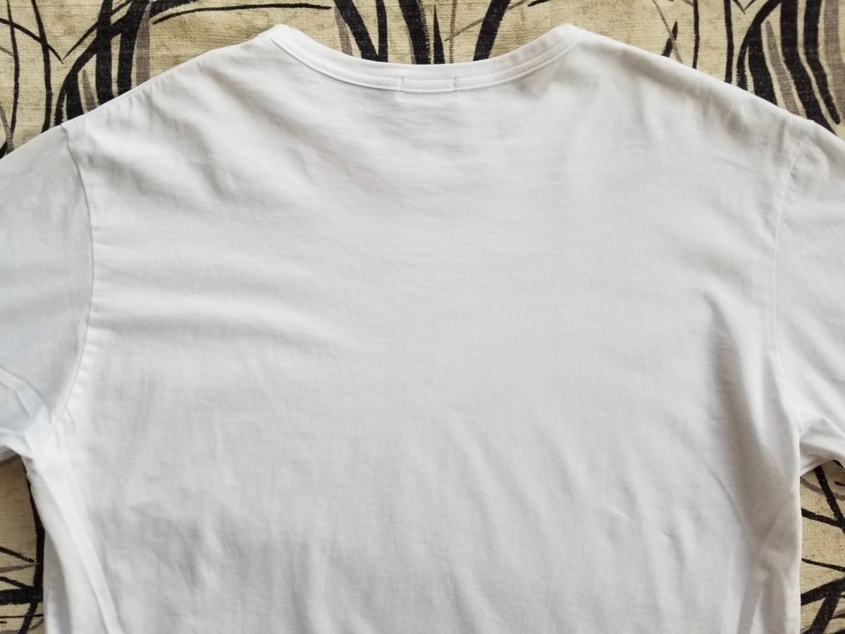 高級◎品質! クオリティー 抜群! ※ダメージ 日本製 kolor BEACON メンズ カラー ビーコン 無地 単色 コットン 半袖 Tee Tシャツ 白 Size 2の画像7