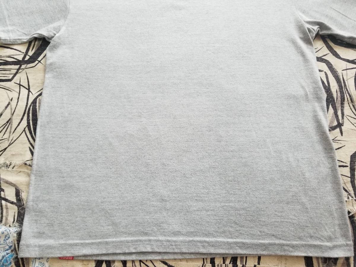 RUDIE'S CREW TOKYO JAPAN ルーディーズ 未使用 ◎美品 ビッグシルエット プリント ストリート カジュアル 霜降り Tシャツ カットソー XL_背面に若干の毛羽立ち感が伺えます。