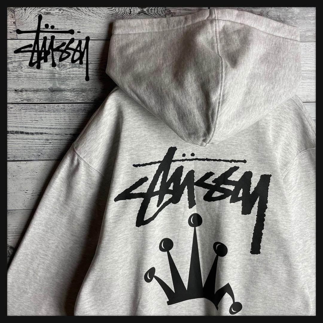 さいごに STUSSY バックプリントロゴ パーカーの通販 by p