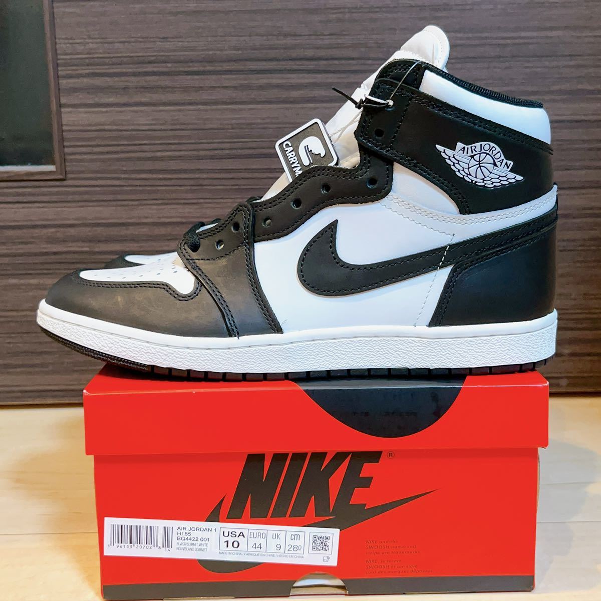 新品未使用】28cm Nike Air Jordan 1 High 85 Black White ナイキ エア 