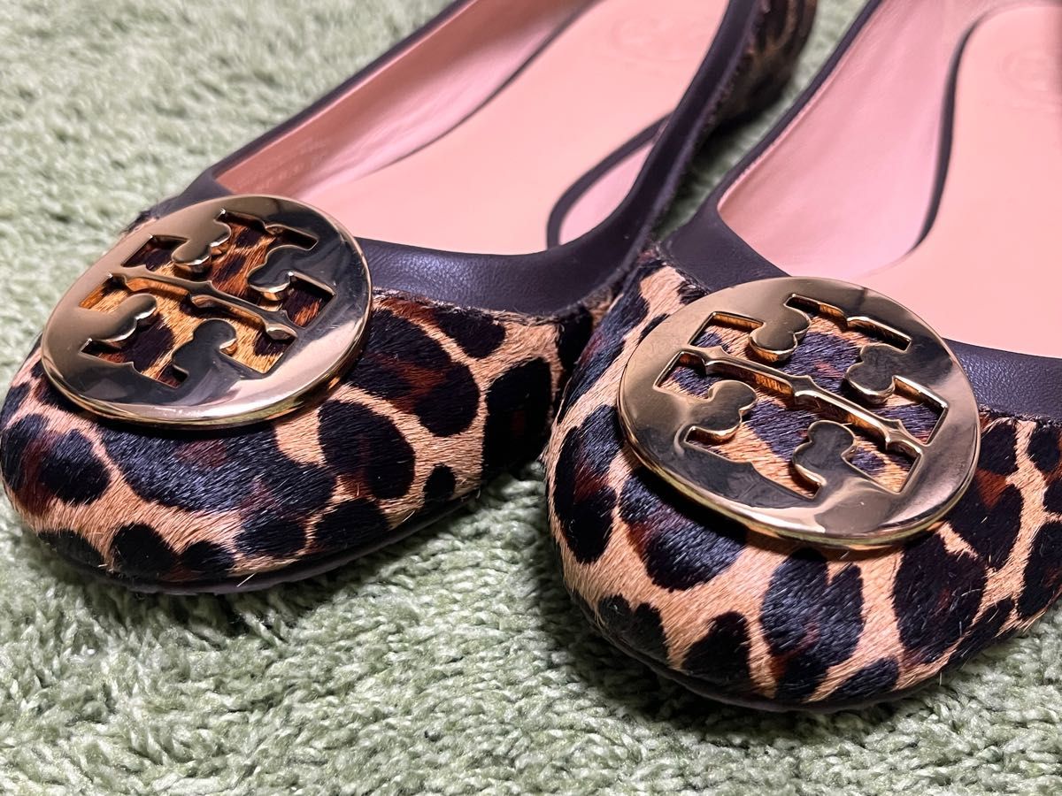 ★美品★TORY BURCH フラットシューズ ハラコ バレエシューズ パンプス トリーバーチ