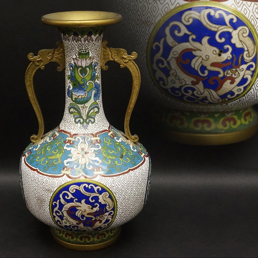 中国美術磁器花瓶古玩年代品-