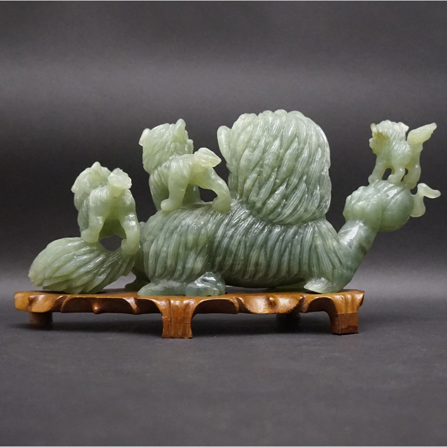 中国玉彫 神獣 細工彫 唐物 古美術品 砡器 正規通販商品 - sixmotors