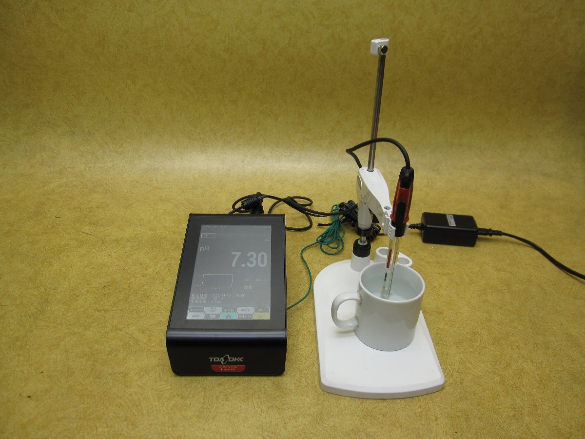 東亜ディーケーケー 卓上型 pHメーター pH イオンメータ HM-42X DKK-TOA ラボ用 分析機器 研究 開発 科学 実験 分析 測定器 測定_画像1