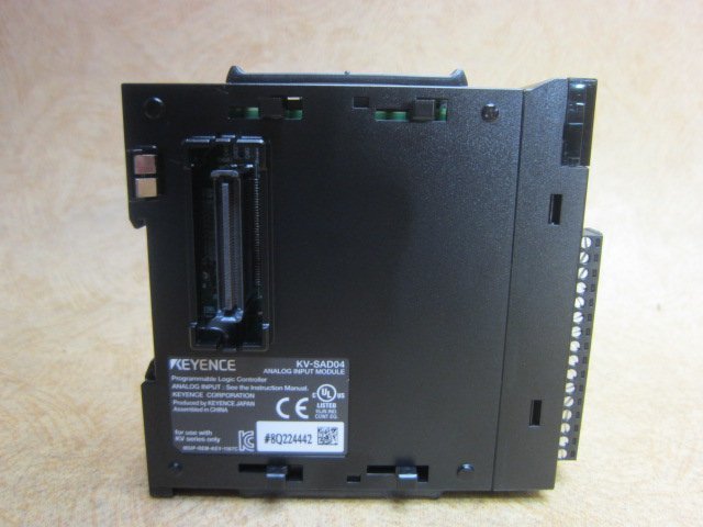 保管品 KEYENCE キーエンス 高速アナログ入力ユニット KV-SAD04 プログラマブルコントローラ KV-8000 シリーズ 初期不良保証 A3_画像6
