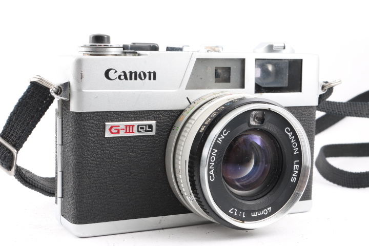 新到着 CANONET CANON ☆希少品☆ QL17 #F811 ☆シャッターOK☆ G-III