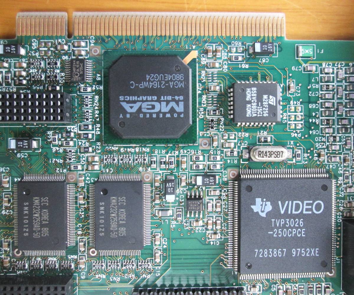 MATROX MILLENNIUMⅡ PCI 8MB　DAC250MHz ジャンク _DAC 250MHz