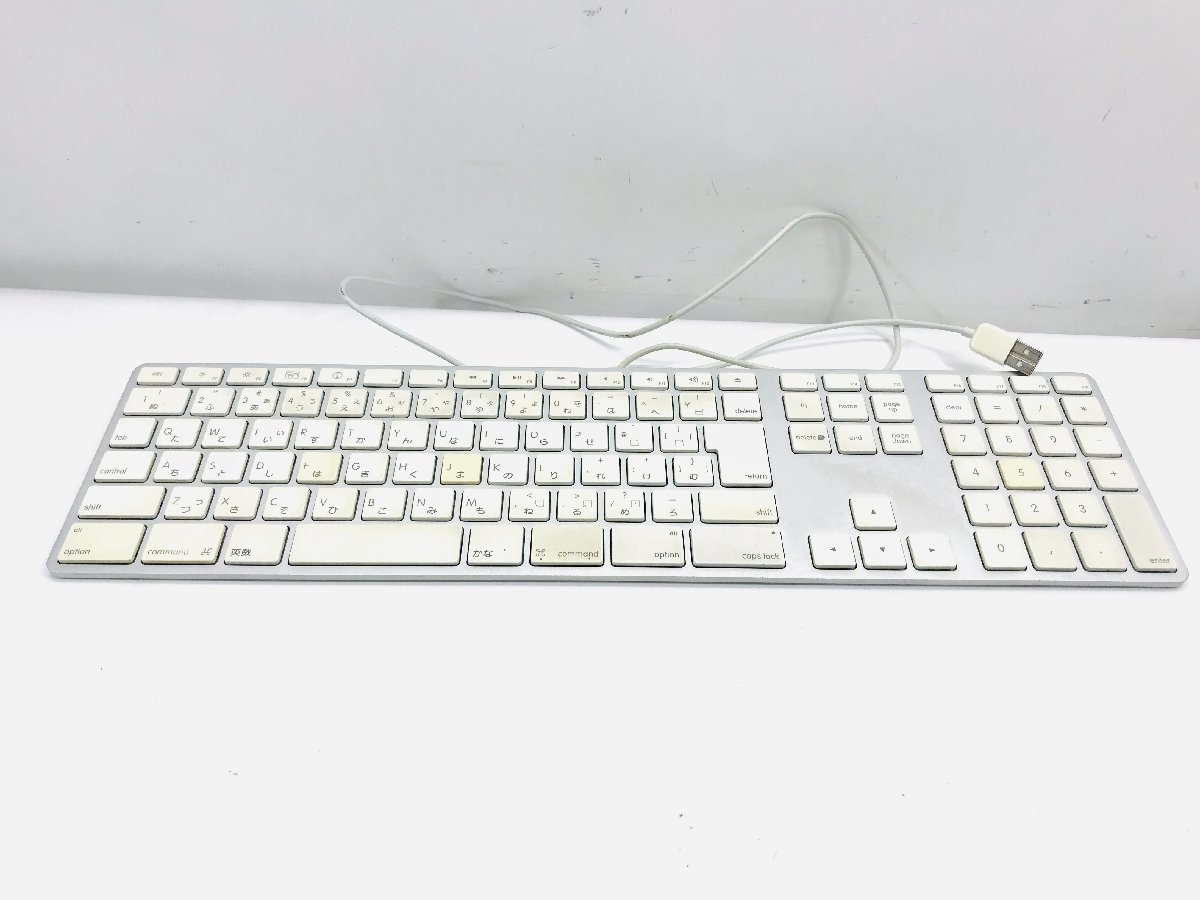 中古動作品Apple Wireless Keyboard A1243 黄ばみ_画像1